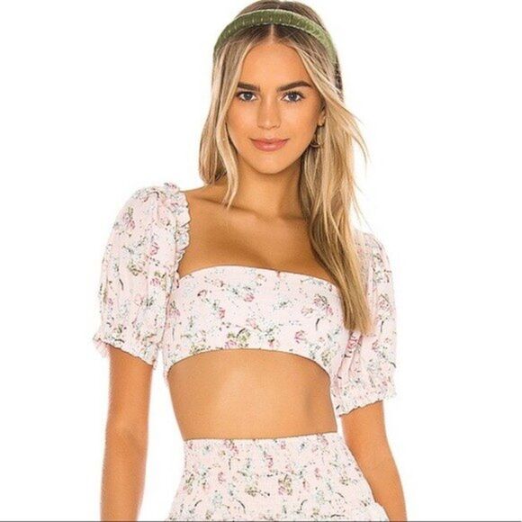 WeWoreWhat Coco Off-The-Shoulder Crop Top Sz XL - Picture 3 of 8